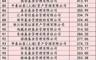 基金排名前十2025年