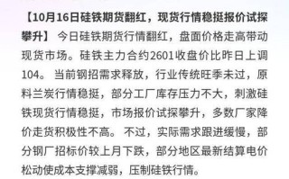 硅铁期货夜盘期货问答