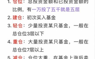 基金名词有哪些？