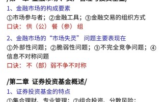 基金从业法律法规大纲重点有哪些？