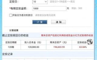 每月定投1000元，能收获多少收益？