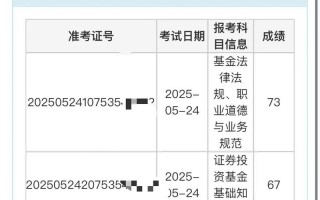 基金从业考试成绩怎么查？
