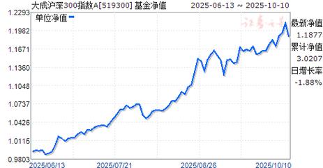 519300基金今天净值是多少？-第2张图片-华宇铭诚