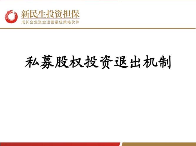 私募股权投资有哪些常见退出方式？-第2张图片-华宇铭诚