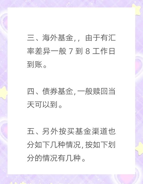 基金赎回后，资金多久能到账？-第1张图片-华宇铭诚