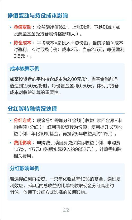 基金收益具体是怎么算出来的？-第3张图片-华宇铭诚