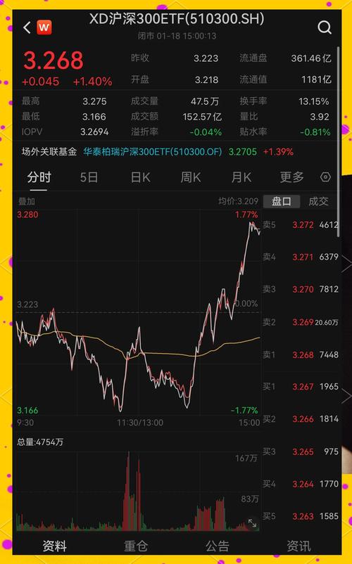 嘉实300基金净值今日多少？-第2张图片-华宇铭诚