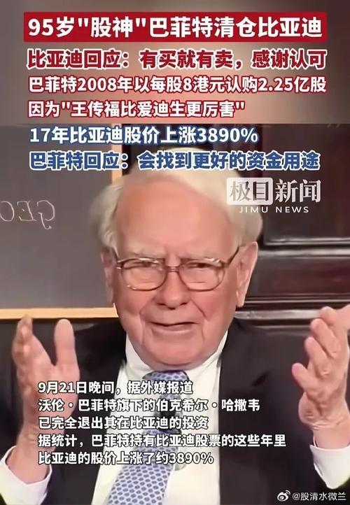 巴菲特比亚迪投资逻辑是什么？-第3张图片-华宇铭诚