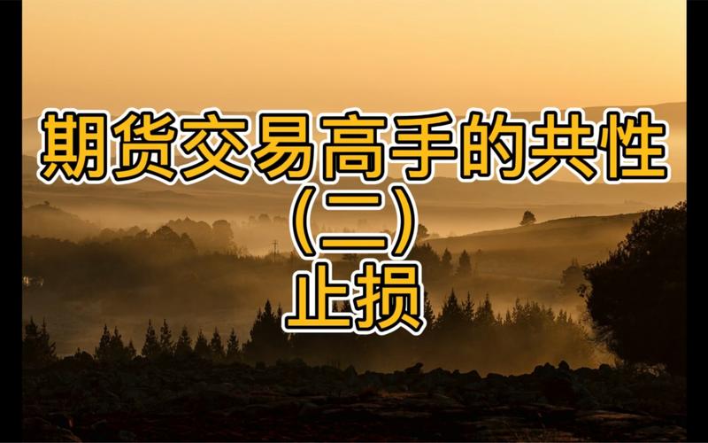 期货高手真很少止损？还是另有玄机？-第3张图片-华宇铭诚