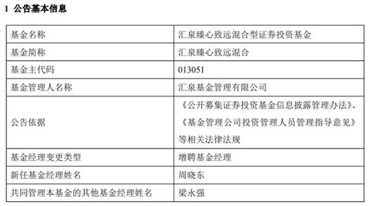 汇泉基金管理有限公司-第2张图片-华宇铭诚