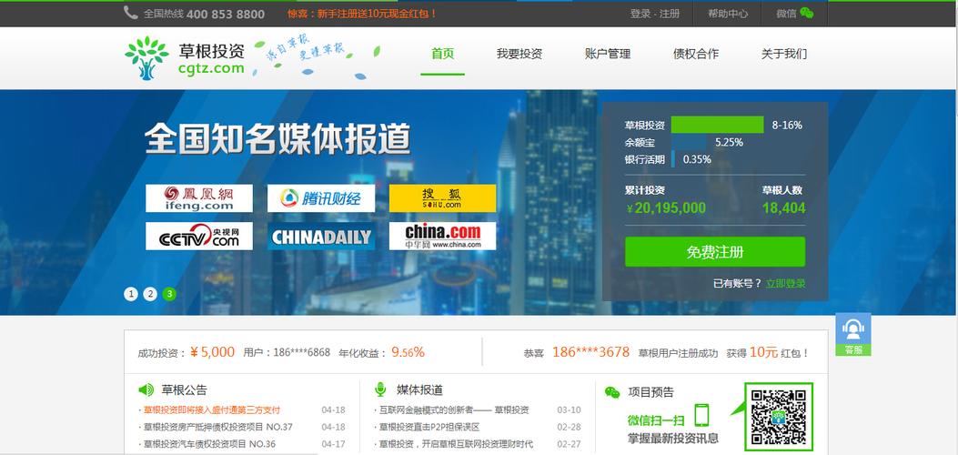 草根投资属于P2P吗？-第1张图片-华宇铭诚