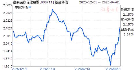 嘉实医疗保健基金净值今日多少？-第1张图片-华宇铭诚